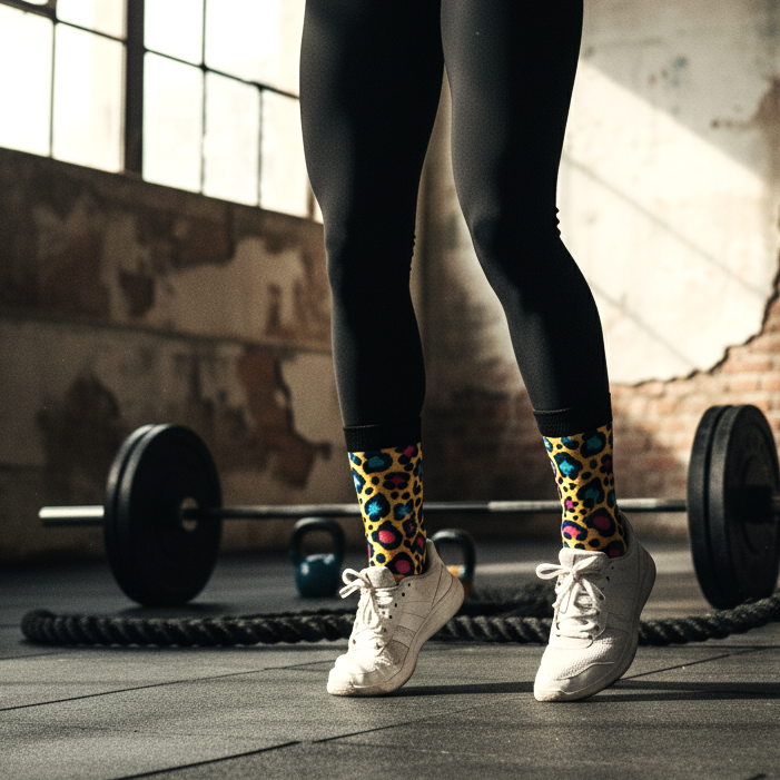 Socks Leopard Vandal